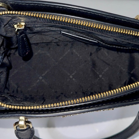 Michael Kors Gold Ellis Satchel Crossbody  Bag - Picture 8 of 9